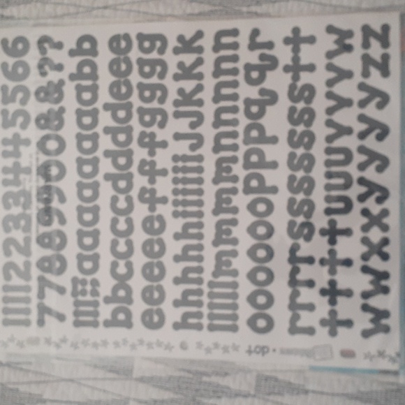 Alphabet Stickers - Picture 3 of 9